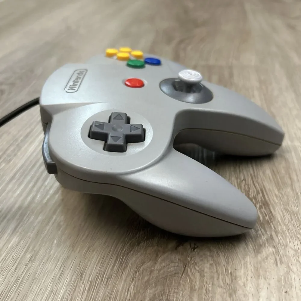 Official Nintendo 64 Controller Authentic OEM Gray N64 NUS-005 Works Loose Stick